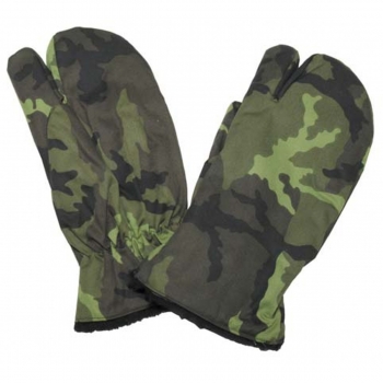 CZ winter gloves 3 fingers type 95 in CZ camouflage