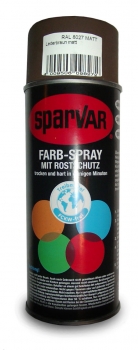 RAL 8027 leather brown 400 ml spray can dull matt