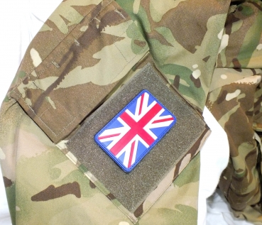 UK Großbritannien Flagge Fahne Patch Fabig 3D Klettabzeichen