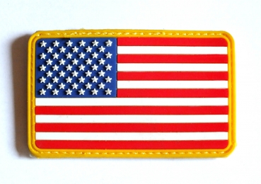 US Flagge Fabig 3D Klettabzeichen