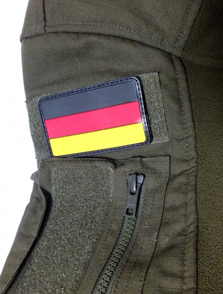 Deutschland Fahne Flag Patch Farbig 3D Klettabzeichen Bundeswehr Armee Neu