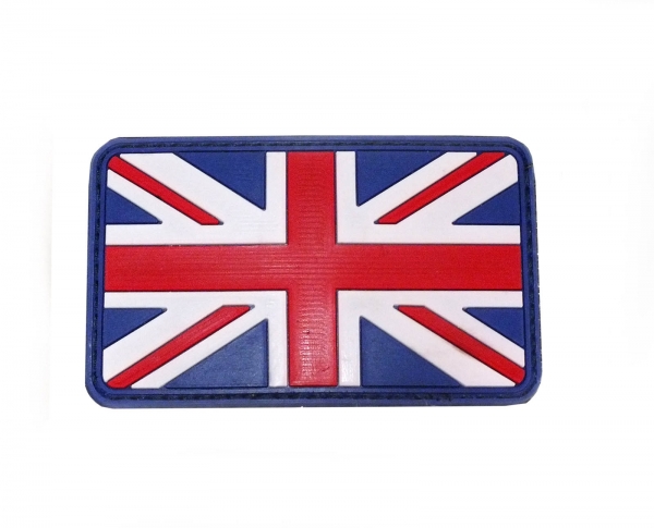 UK Großbritannien Flagge Fahne Patch Fabig 3D Klettabzeichen