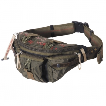 Pure Trash PT Hip Bag Waist Pack Belt pouch with mobile phone pocket in olive