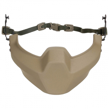 Brit. Army Kieferschutz, REVISION,Virtus-Systems, coyote tan, neuw.