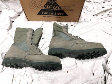 US Airforce Abu Usaf Hot Weather Boots Military Boots Steel Toe Sage Green