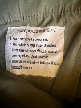 Preview: US Army Jungle Jacket M64 Feldjacke Vietnam in oliv
