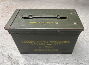 Preview: US Army Munitionskiste 50er 29x14,5x18cm GR 2 Gebraucht