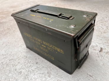 US Army Munitionskiste 50er 29x14,5x18cm GR 2 Gebraucht
