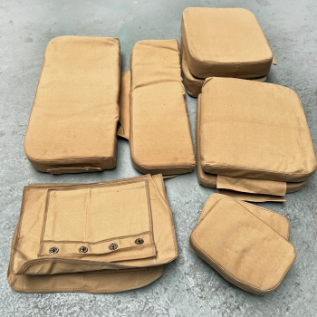Willys Ford MB GPW Komplettes Sitzkissen Set mit Rückentasche in Sand