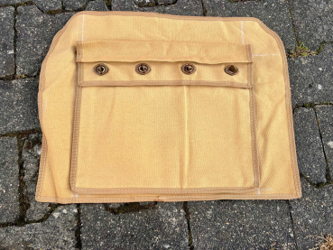 Preview: Willys Ford MB GPW Komplettes Sitzkissen Set mit Rückentasche in Sand