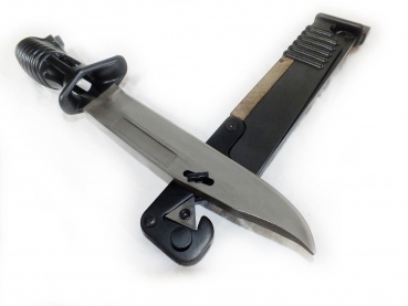 Preview: Brit. Army Messer SA80 mit Scheide und Säge