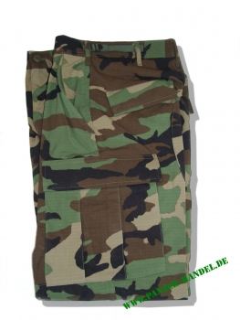 US BDU Trouser Hose Woodland Ripstop Neu Original Army