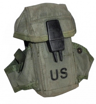 US Army M16 Magazintasche 3er in Oliv, Gebraucht,Vietnam,LC2,Marines
