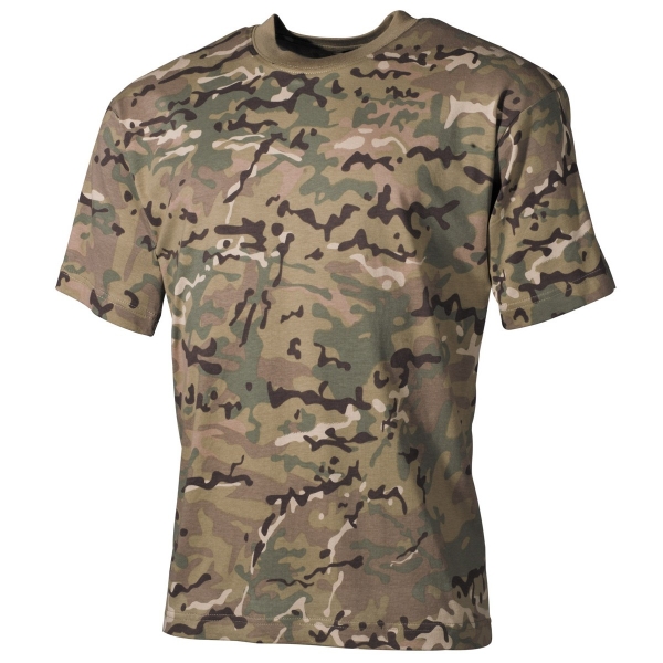 US Style T-Shirt, halbarm, operation-camo,MTP