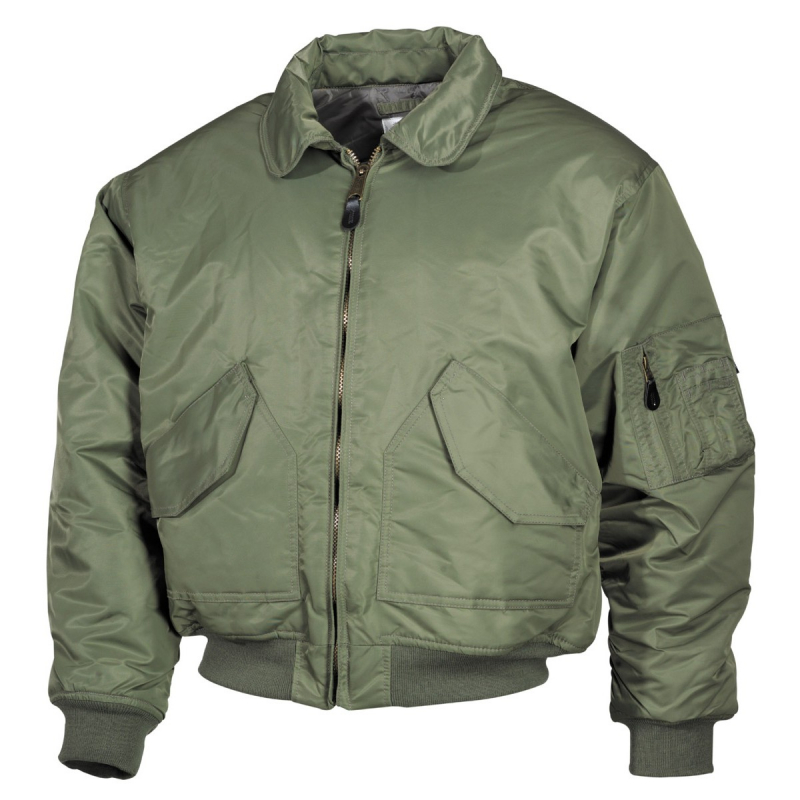 US CWU Pilotenjacke Oliv Bomberjacke Blouson