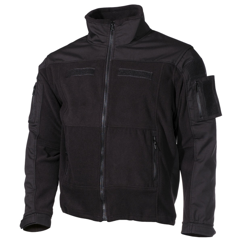 US Army Combat Tactical Fleece Jacket Black