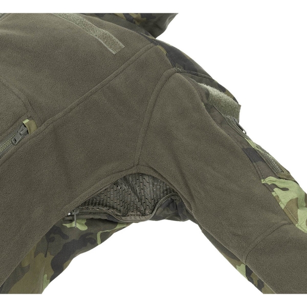 Tactical fleece jacket, Combat M 95 CZ camouflage