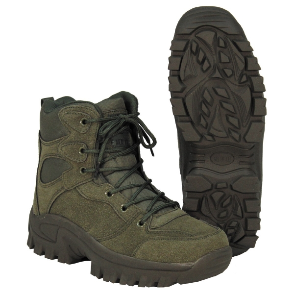 Einsatzstiefel Commando Foliage grün knöchelhoch Schuhe Outdoor