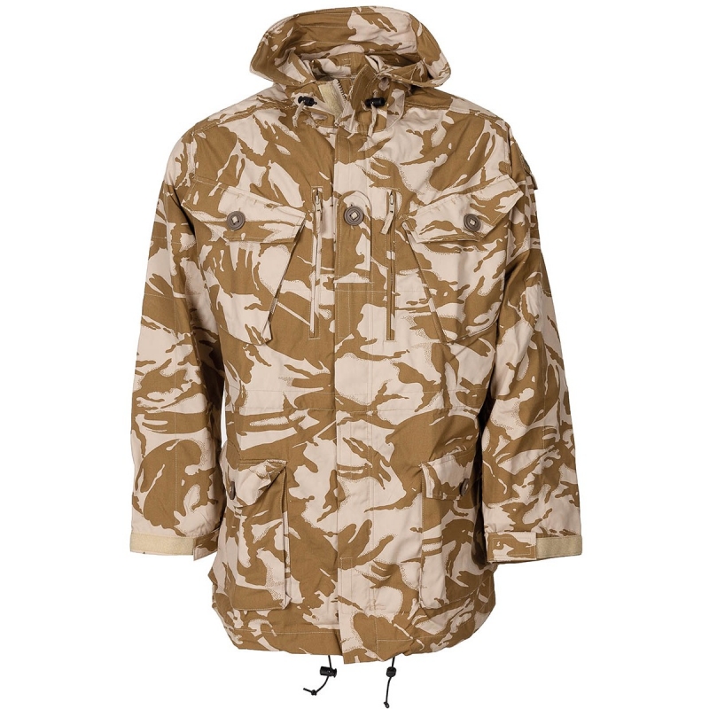 British Army Smock commando jacket, DDPM desert, windproof