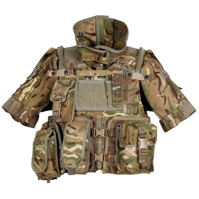 Brit. Cover-Body-Armour, Osprey ASSAULT, MTP tarn,gebr.