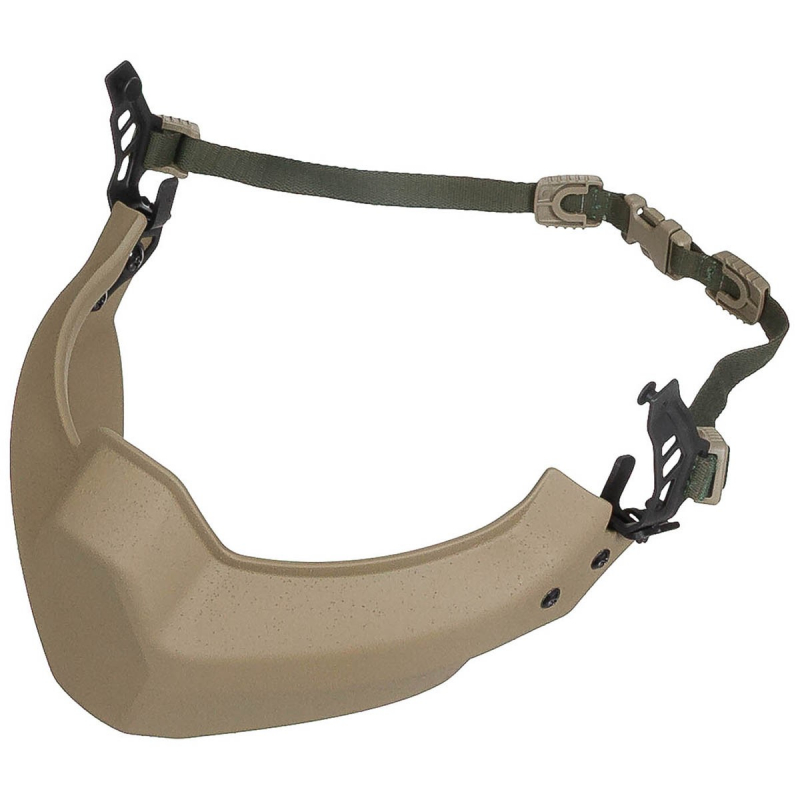 Brit. Army Kieferschutz, REVISION,Virtus-Systems, coyote tan, neuw.