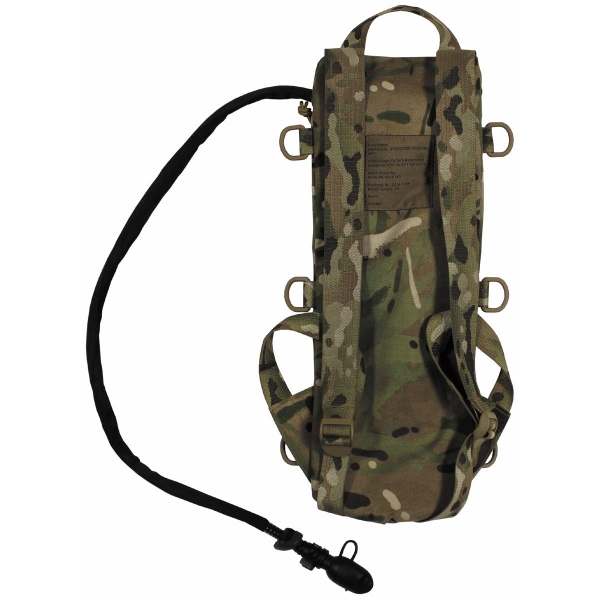 Brit. Trinkrucksack, MTP tarn, gebr., TPU-Beutel neu,IRAK,Afgansitan,UK,ARMY