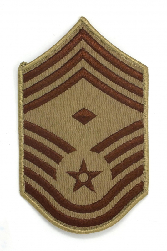 USAF Chief Master Sergeant in DCU badge