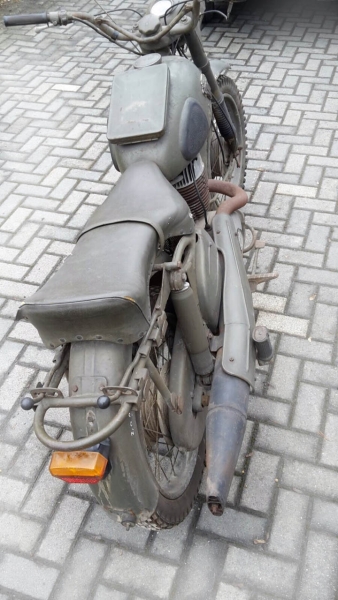 Bundeswehr Maico 250B Motorrad Verkauft