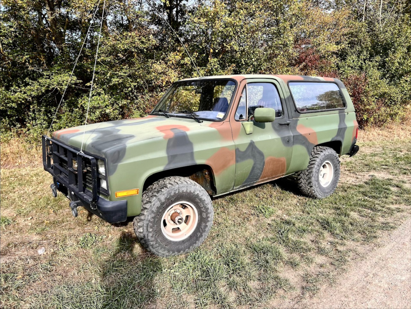 US Army M1009 CUCV Chevrolet K5 Blazer
