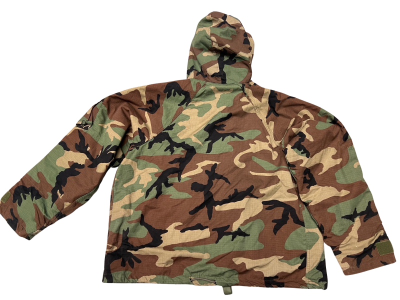 Woodland BDU Chemical Protective Jacket Overgarment NFR Neu