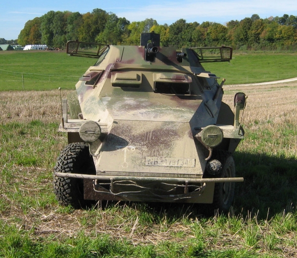 Sokfz 222 Deutscher Spähpanzer WK2 Replika