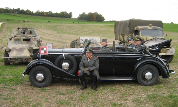 Sokfz 222 Deutscher Spähpanzer WK2 Replika