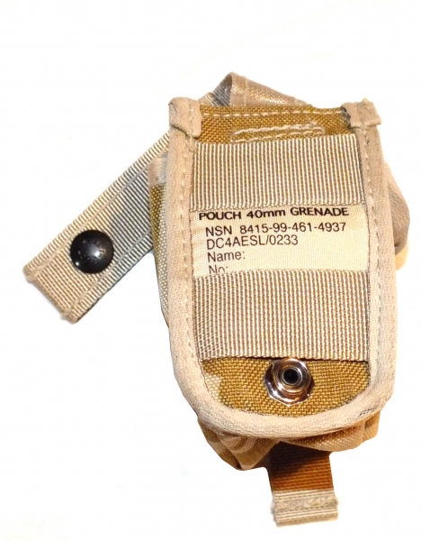 Brit. Army DDPM Desert 40 mm Grenade Pouch grenade bag