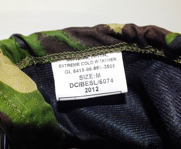 Brit. Army Mittens Inner Extreme Cold Weather Handschuhe,DPM,Fäustlinge,UK,Army