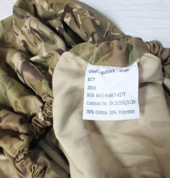 Brit. Rucksack Cover Large ,MTP ,Multi Terrain Pattern ,Rucksacküberzug, SAS,Irak,Afganistan,Army