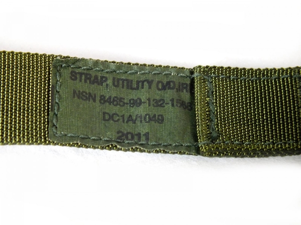 Packriemen 100cm x 2,5 cm ,Oliv, Britische Armee,MTP,UCP