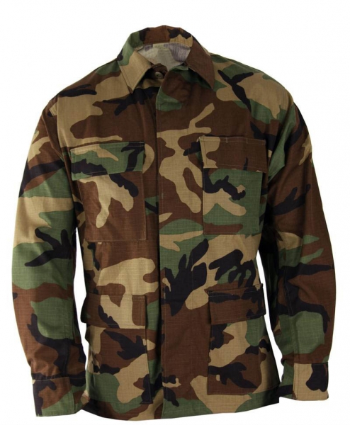 US M65 Feldjacke Ripstop Woodland