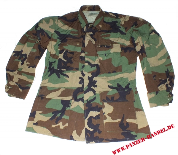 US Feldjacke Jacke BDU woodland camouflage
